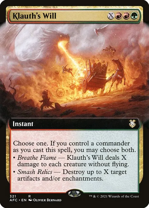 Klauth's Will · Forgotten Realms Commander 321/331
