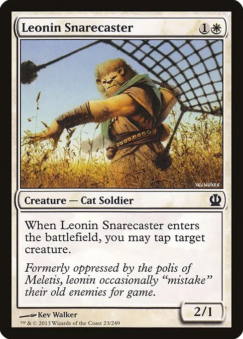 Leonin Snarecaster · Theros 23/249