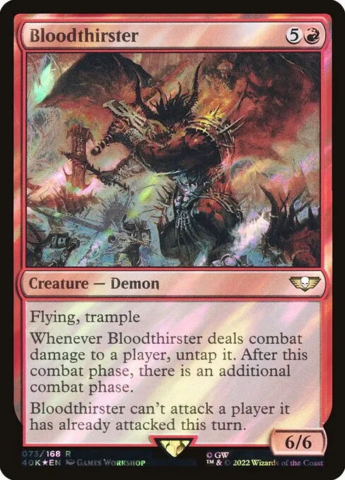 Bloodthirster · Warhammer 40,000 Commander 73★/617