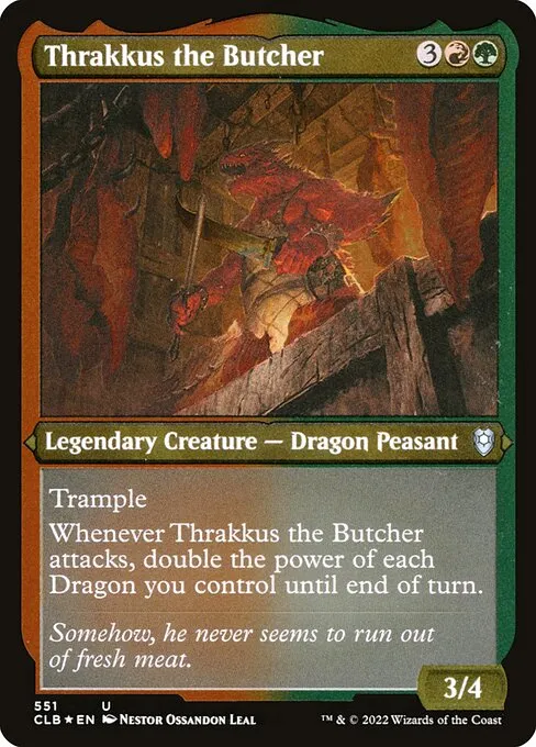 Thrakkus the Butcher · Commander Legends: Battle for Baldur's Gate 551/936