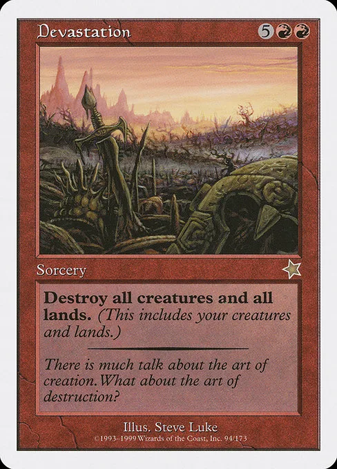Devastation · Starter 1999 94/173