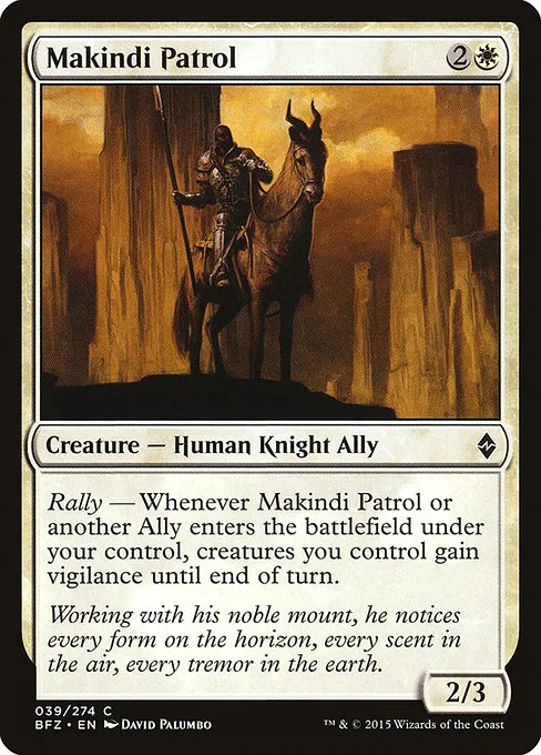 Makindi Patrol · Battle for Zendikar 39/299