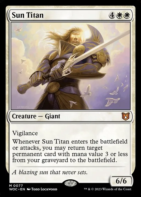 Sun Titan · Wilds of Eldraine Commander 77/173