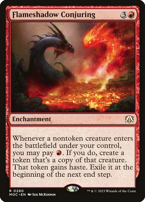Flameshadow Conjuring · March of the Machine Commander 280/450