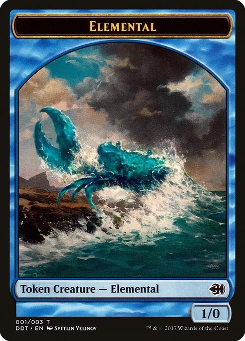 Elemental · Duel Decks: Merfolk vs. Goblins Tokens 1/3