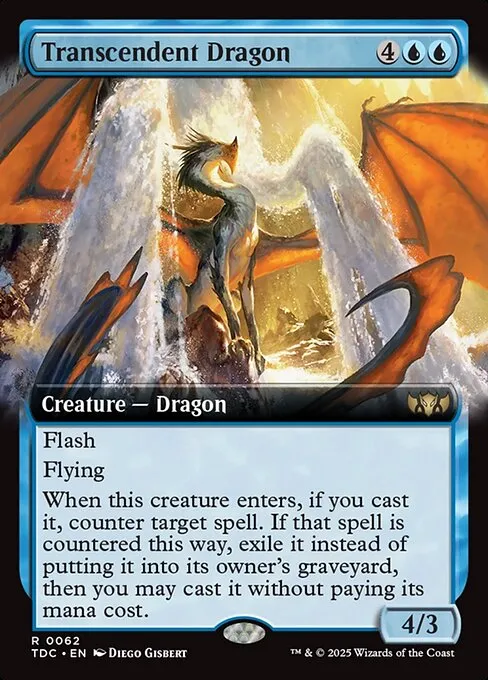 Transcendent Dragon · Tarkir: Dragonstorm Commander 62/413