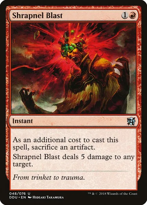 Shrapnel Blast · Duel Decks: Elves vs. Inventors 48/76