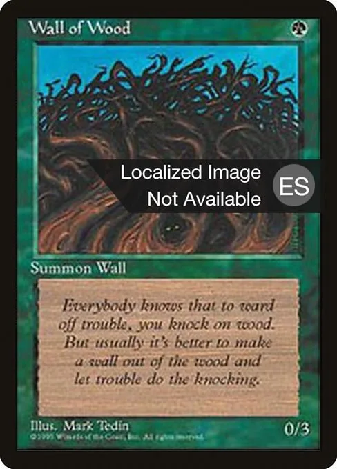 Wall of Wood · Fourth Edition Foreign Black Border 284/378