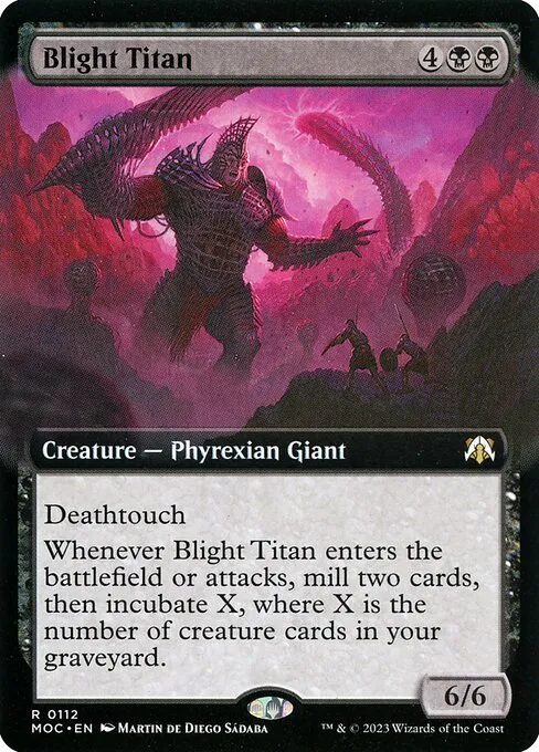 Blight Titan · March of the Machine Commander 112/450