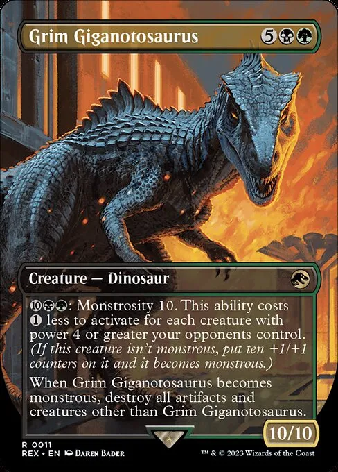 Grim Giganotosaurus · Jurassic World Collection 11/45