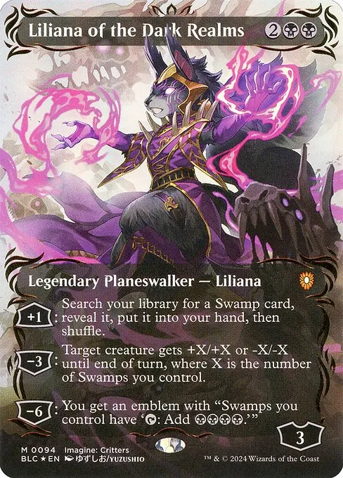Liliana of the Dark Realms · Bloomburrow Commander 94/356
