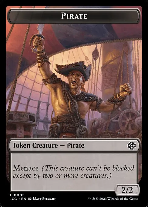 Pirate · The Lost Caverns of Ixalan Commander Tokens 5/18