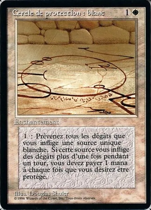 Circle of Protection: White · Foreign Black Border 13/307