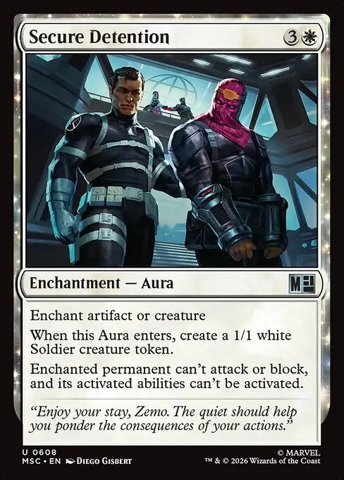Secure Detention · Marvel Super Heroes Commander 608/9