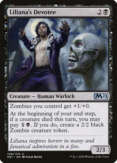 Liliana's Devotee · Core Set 2021 109/397
