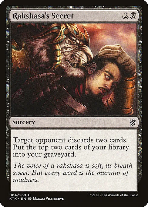 Rakshasa's Secret · Khans of Tarkir 84/293