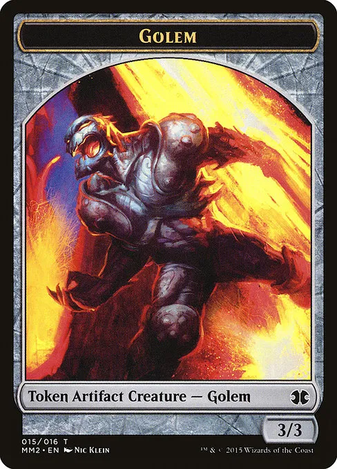 Golem · Modern Masters 2015 Tokens 15/16
