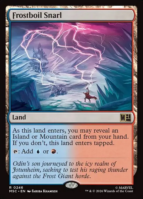 Frostboil Snarl · Marvel Super Heroes Commander 246/9