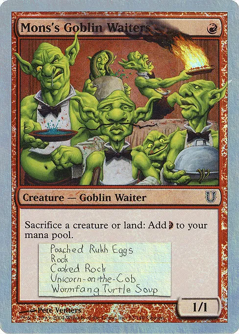 Mons's Goblin Waiters · Unhinged 82★/168