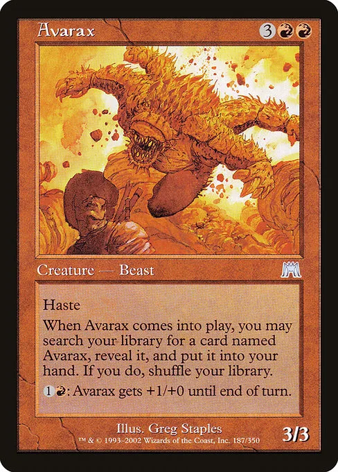 Avarax · Onslaught 187/351