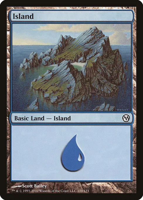 Island · Duels of the Planeswalkers 100/113
