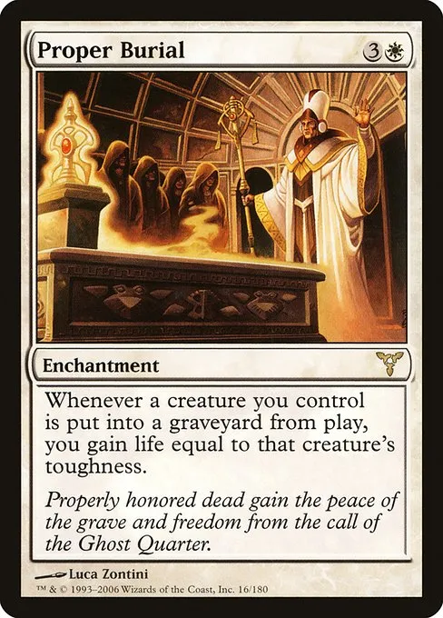 Proper Burial · Dissension 16/180