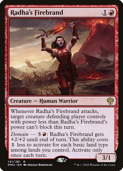 Radha's Firebrand · Dominaria United 141/453