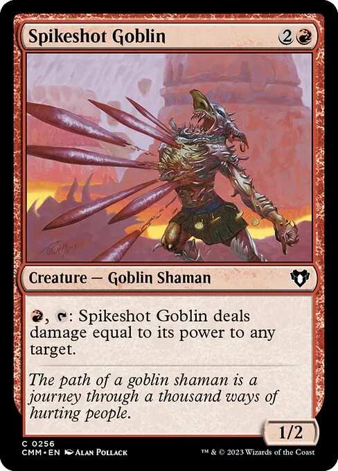 Spikeshot Goblin · Commander Masters 256/1067