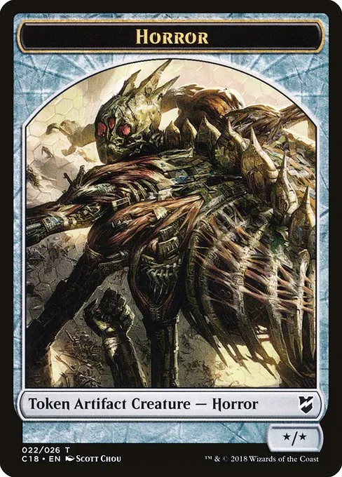 Horror · Commander 2018 Tokens 22/26