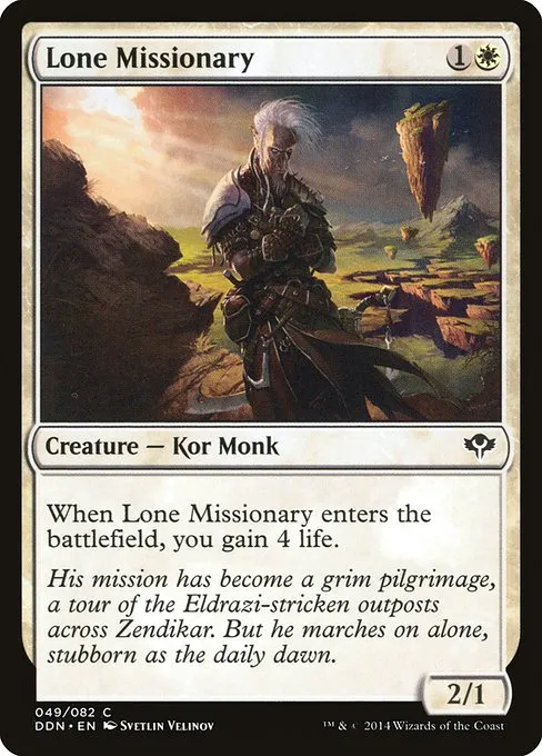 Lone Missionary · Duel Decks: Speed vs. Cunning 49/82