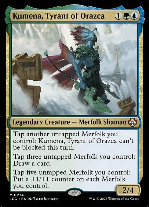 Kumena, Tyrant of Orazca · The Lost Caverns of Ixalan Commander 274/370