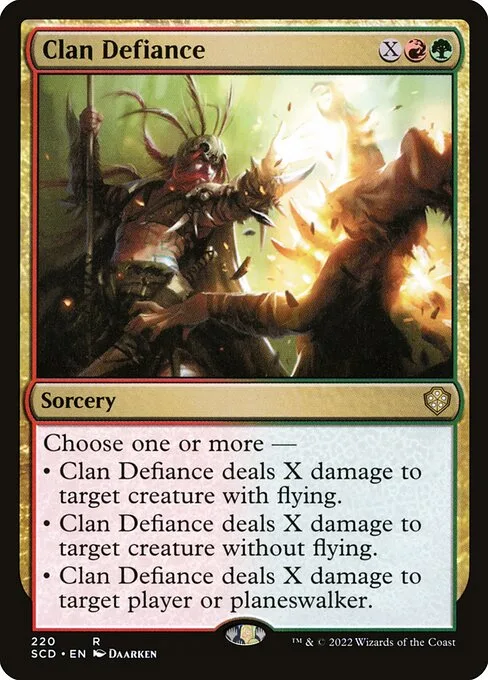 Clan Defiance · Starter Commander Decks 220/352