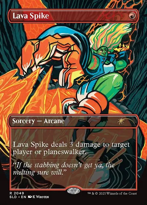 Lava Spike · Secret Lair Drop 2049/2547