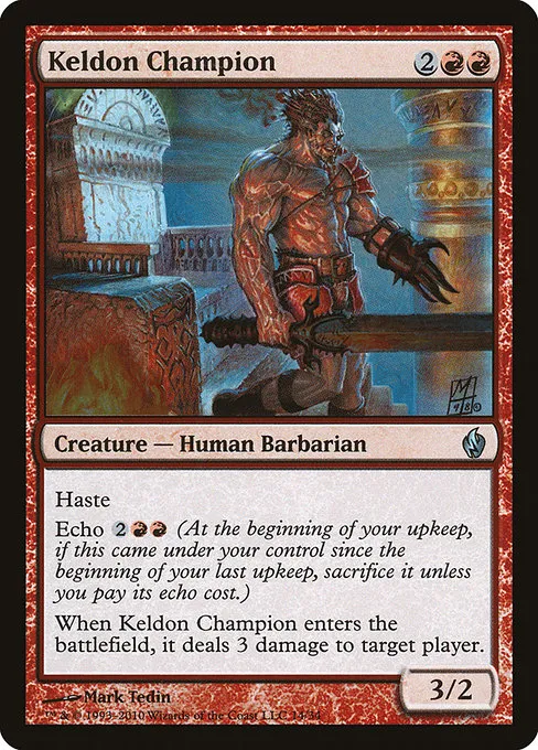 Keldon Champion · Premium Deck Series: Fire and Lightning 14/34