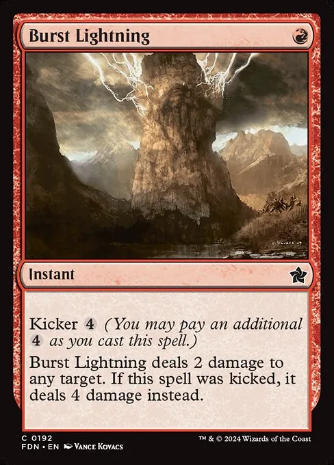 Burst Lightning · Foundations 192/771