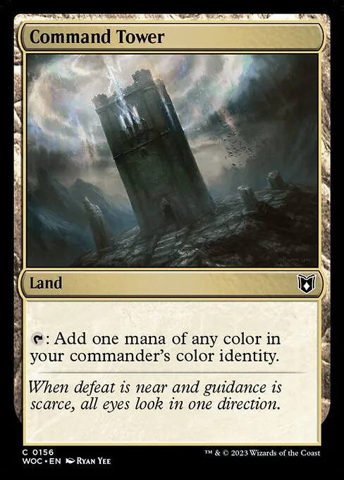 Command Tower · Wilds of Eldraine Commander 156/173