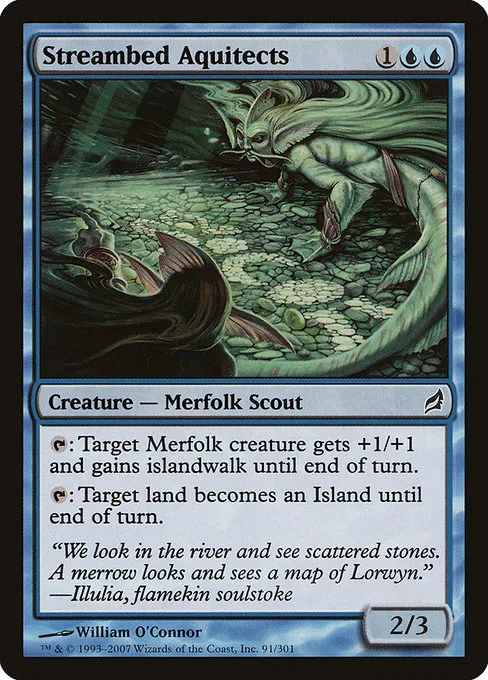 Streambed Aquitects · Lorwyn 91/301