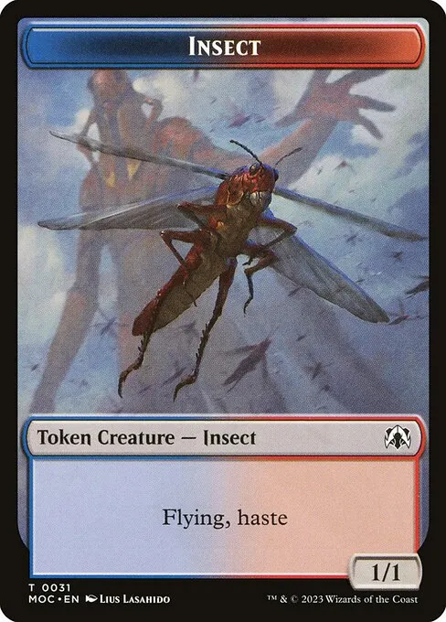Insect · March of the Machine Commander Tokens 31/46
