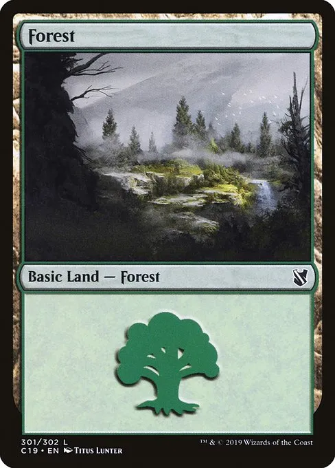 Forest · Commander 2019 301/302