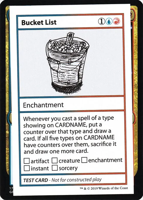 Bucket List · Mystery Booster Playtest Cards 2021 89/121