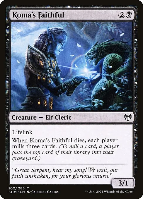 Koma's Faithful · Kaldheim 102/425
