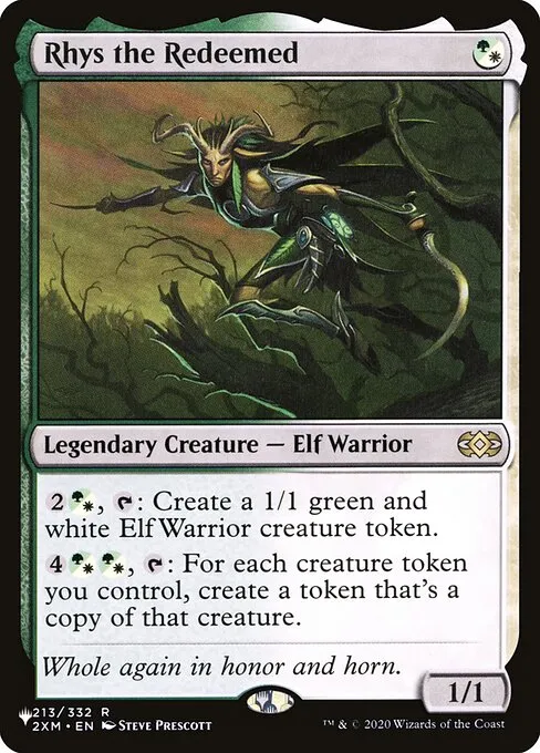 Rhys the Redeemed · The List 2XM-213/5050