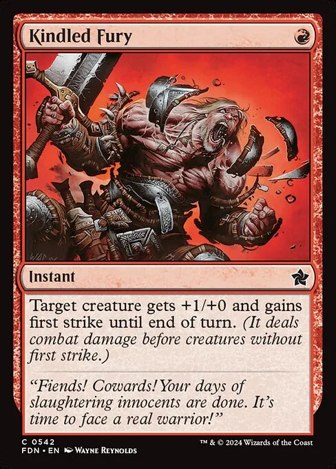 Kindled Fury · Foundations 542/771