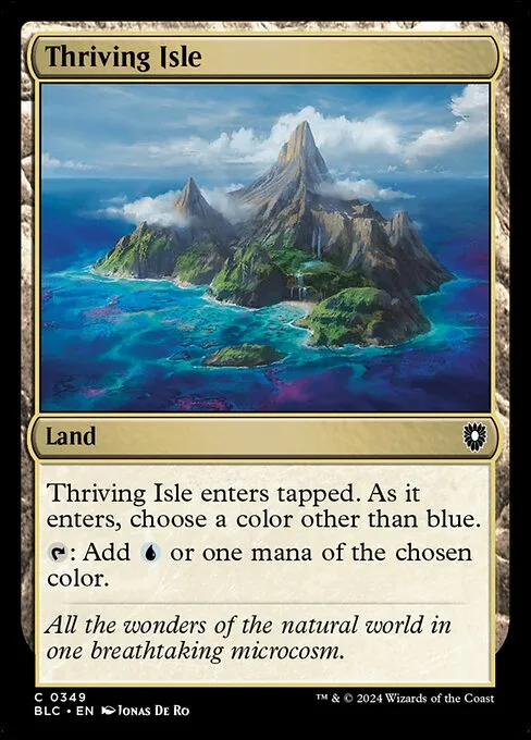 Thriving Isle · Bloomburrow Commander 349/356