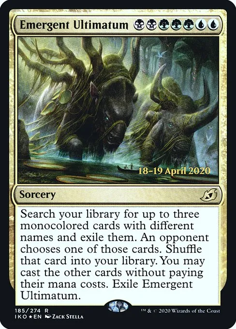 Emergent Ultimatum · Ikoria: Lair of Behemoths Promos 185s/137