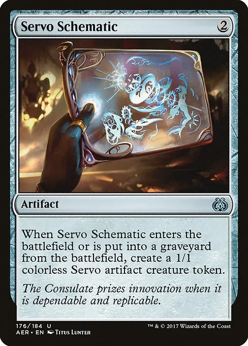 Servo Schematic · Aether Revolt 176/197