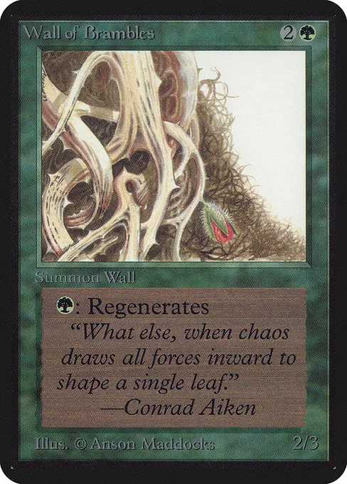 Wall of Brambles · Limited Edition Alpha 223/295