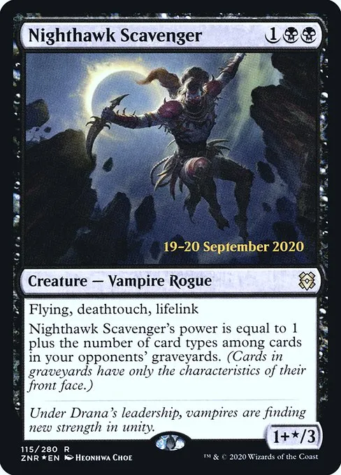 Nighthawk Scavenger · Zendikar Rising Promos 115s/153