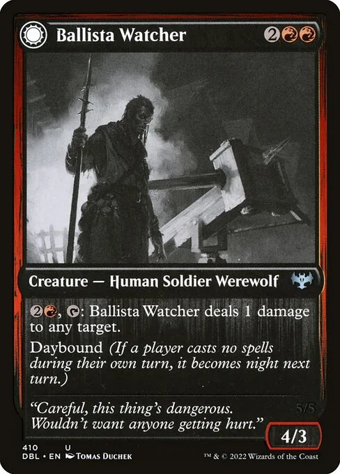 Ballista Watcher // Ballista Wielder · Innistrad: Double Feature 410/535