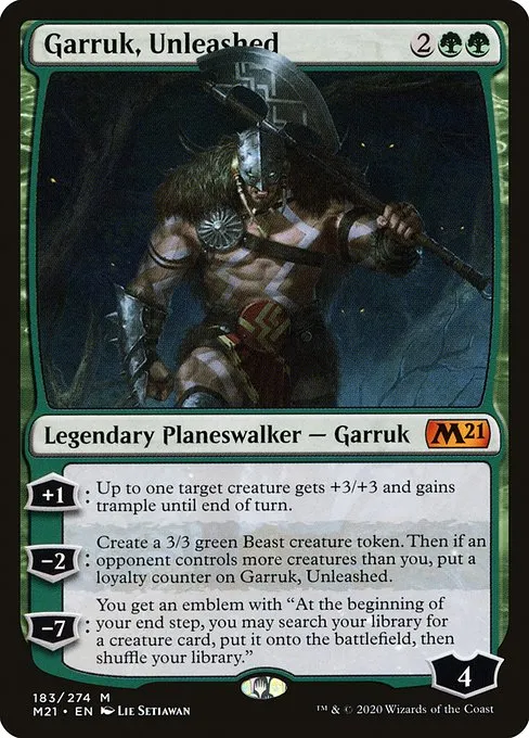 Garruk, Unleashed · Core Set 2021 183/397